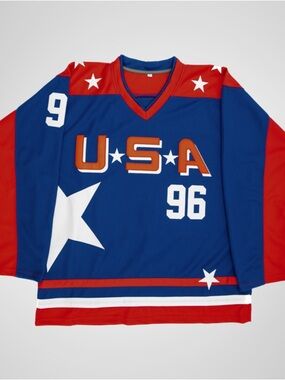 Charlie Conway #96 USA MIGHTY DUCKS HOCKEY JERSEY
